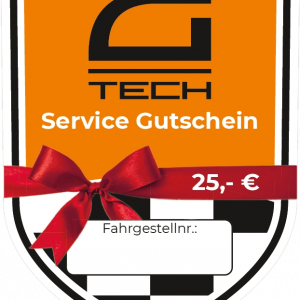 G-TECH Servicegutschein 25€